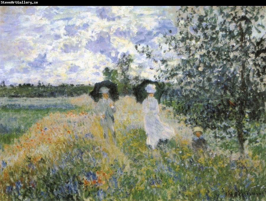 Claude Monet A walk near Argenteuil